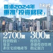【海外身份】香港“资本投资者入境计划”开始接受申请